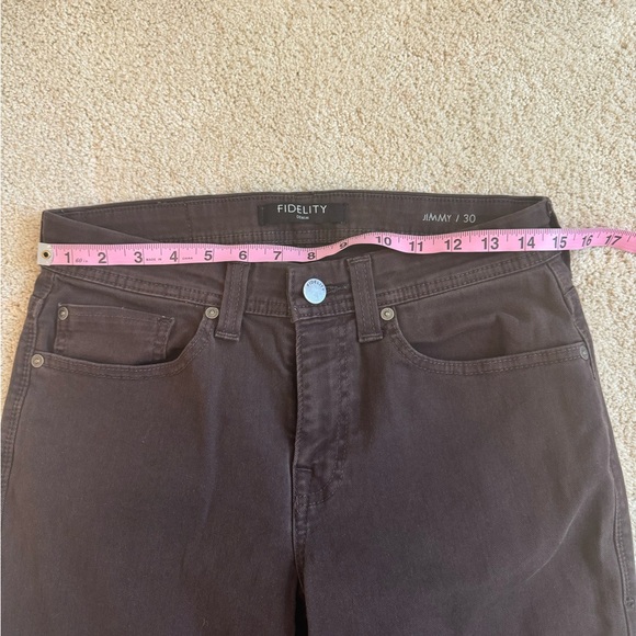 Fidelity Denim Jimmy Jeans in Mocha - Picture 9 of 11